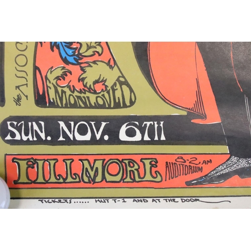 1079 - Music Poster - Original Mouse Studios designed Jefferson Airplane poster live at Fillmore November 6... 