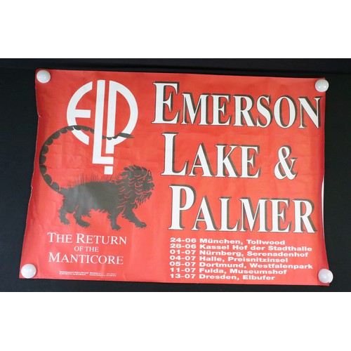 1090 - Music Poster - Two original Emerson Lake & Palmer posters to include The Return of the Manticore (23... 