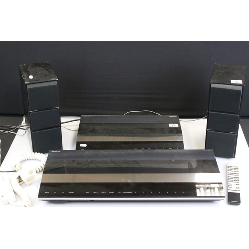 1148 - Audio Equipment - Bang & Olufsen 4500 CD player, BeoMaster 4500 amplifier/tuner, and a pair of BeoVo... 