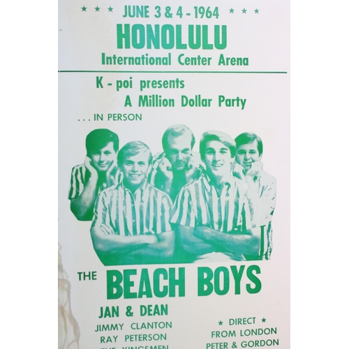 1093 - Memorabilia - Large collection of Beach Boys / Brian Wilson concert and promo posters spanning the 1... 