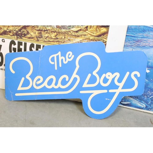 1093 - Memorabilia - Large collection of Beach Boys / Brian Wilson concert and promo posters spanning the 1... 