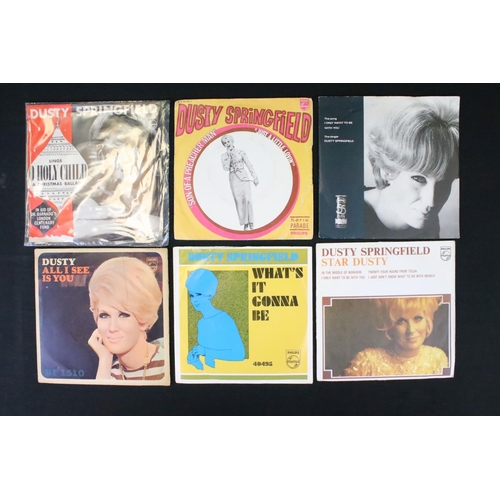 291 - Vinyl - Dusty Springfield over 40 7” singles including foreign pressing spanning her career. Conditi... 