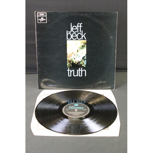 548 - Vinyl - Jeff Beck - Truth, original UK 1st mono pressing on Columbia Records SX 6293, blue Columbia ... 