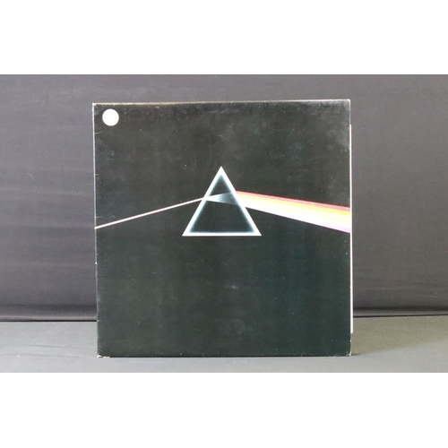 549 - Vinyl - 4 Pink Floyd LPs to include Dark Side Of The Moon (SHVL 804) with 2 posters and 2 stickers A... 