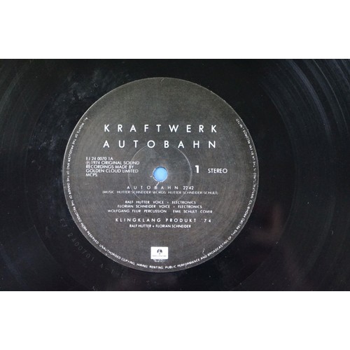 42 - Vinyl - Kraftwerk 4 albums and one 12” to include: Krafwerk (UK Spaceship labels, Double album, Gate... 