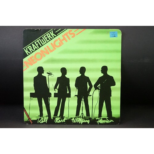 42 - Vinyl - Kraftwerk 4 albums and one 12” to include: Krafwerk (UK Spaceship labels, Double album, Gate... 