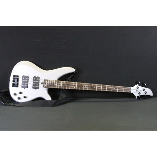 1149 - Guitar - Lindo 4 string electric bass guitar.  Comes with gig bag.