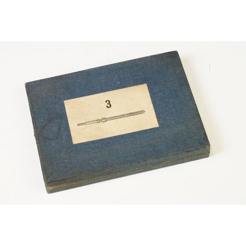 218 - A collection of early 20th century glass microscope slides.