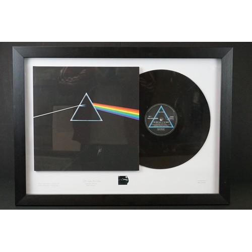 1100A - Memorabilia - Pink Floyd Dark Side Of The Moon Ltd Edition 135/495 framed and glazed presentation fr... 