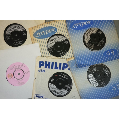 257 - Vinyl - Northern Soul / Soul / Funk - 24 UK pressing singles on such labels including London, Island... 