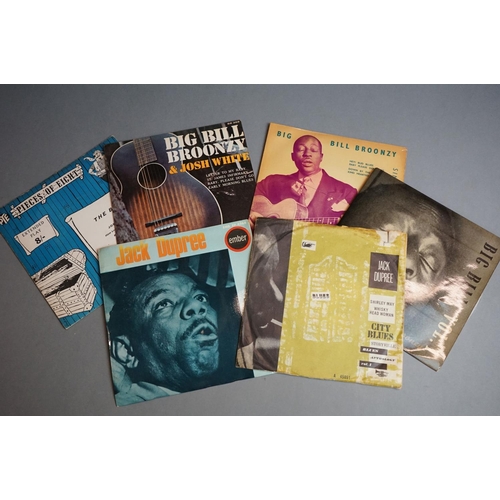 255 - Vinyl - Blues collection of 18 EP's featuring Jack Dupree, Big Bill Broonzy, Blind Willie Johnson, S... 