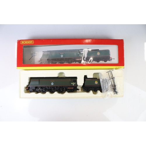 17 - Three boxed Hornby OO gauge locomotives to include Top Link R310 BR 4-6-2 Battle of Britain Class Lo... 