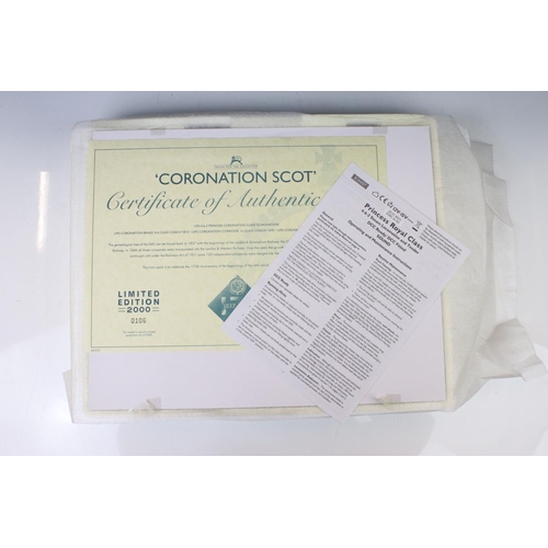 4 - Boxed ltd edn Hornby OO gauge R3092 Coronation Scot Train Pack, complete with certificate