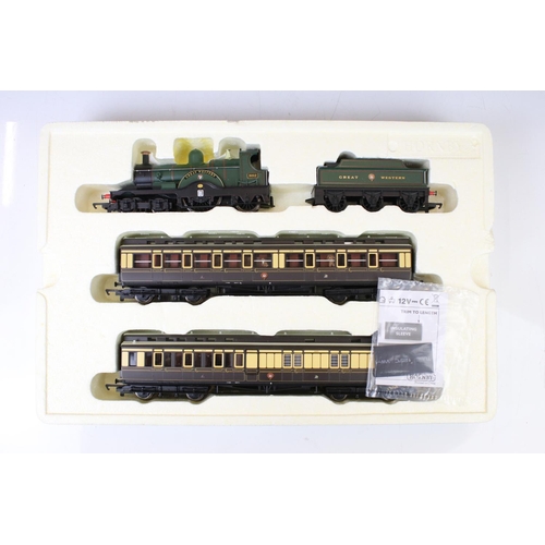 5 - Boxed ltd edn Hornby OO gauge R2956 GWR 175 Dean Single Train Pack, complete with certificate, tear ... 