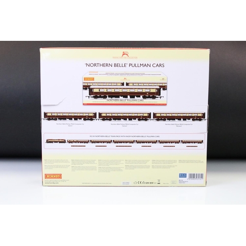 24 - Boxed Hornby OO gauge RR3134 Northern Belle Pullman Cars Train Pack, complete