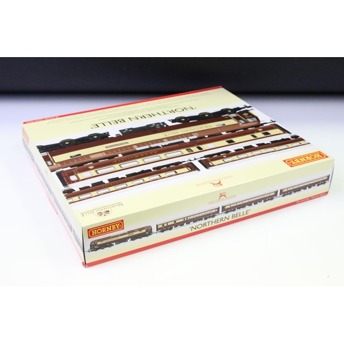 24 - Boxed Hornby OO gauge RR3134 Northern Belle Pullman Cars Train Pack, complete