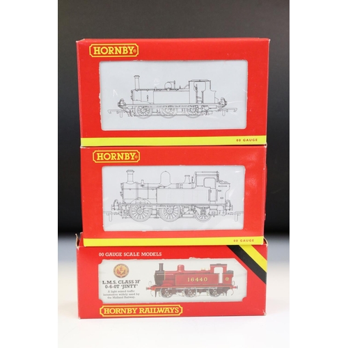 40 - Six boxed Hornby OO gauge locomotives to include R2083 LMS 4-6-0 Class 5 5379, R2216 K&ESR 0-6-0 Ter... 