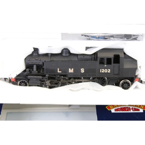 43 - Five boxed Bachmann OO gauge locomotives to include 32126 45XX Tank 4560 BR Black E/Emblem, 32136 45... 