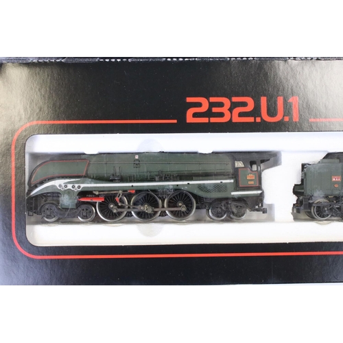 51 - Boxed Fleischmann HO gauge 4888 Ruhr Schnellverkehr II set complete with locomotive & 3 x coaches pl... 