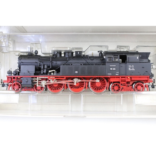 58 - Three boxed HO gauge locomotives to include 2 x Fleischmann (4078 & 4010) and Liliput 3351