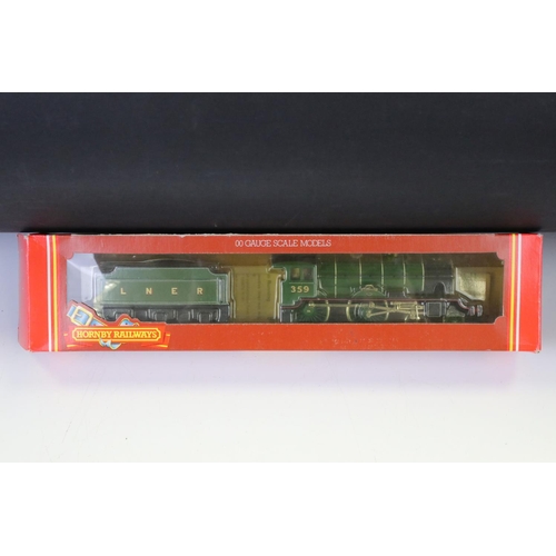 61 - Six boxed Hornby OO gauge locomotives to include R009 LNER 4-6-2 Silver Fox, R859 LNER 4-4-0 The Fit... 