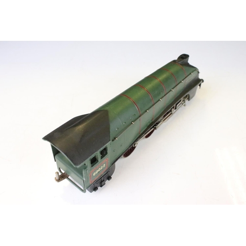 75 - Two boxed Trix OO gauge locomotives to include Flying Scotsman and Mallard plus a boxed Triang Wrenn... 