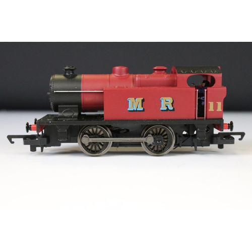 82 - 16 OO gauge locomotives to include Hornby Queen Elizabeth II in maroon livery, Hornby Monty LMS in b... 