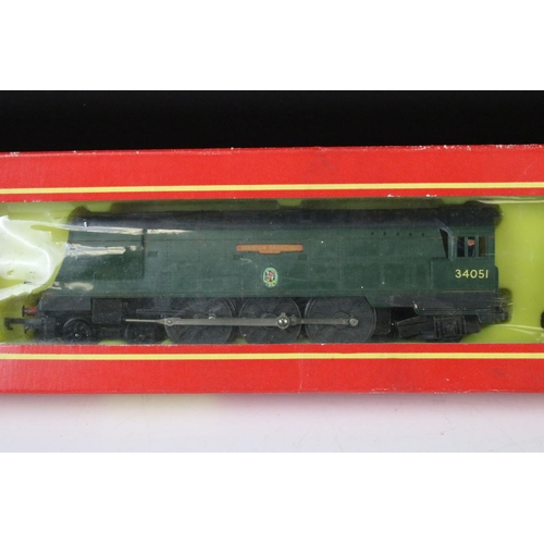 87 - Seven boxed OO gauge locomotives to include 4 x Triang (R50 4-6-2 Princess Elizabeth, R357 AIA-AIA D... 