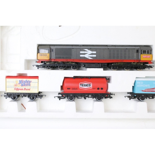 94 - Boxed Hornby R1011 Virgin Trains 125 electric train set (complete) plus a boxed Hornby R674 Midnight... 