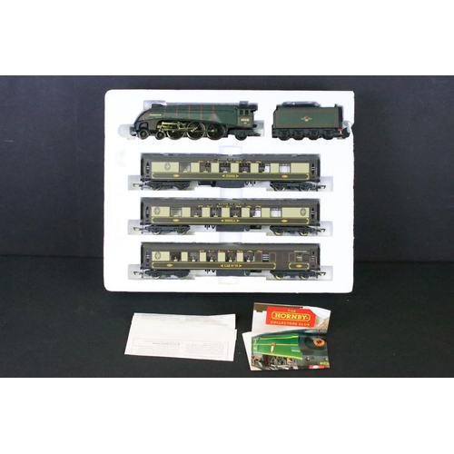 109 - Three boxed Hornby OO gauge electric train sets to include 2 x R1024 Queen of Scots (1 x set contain... 