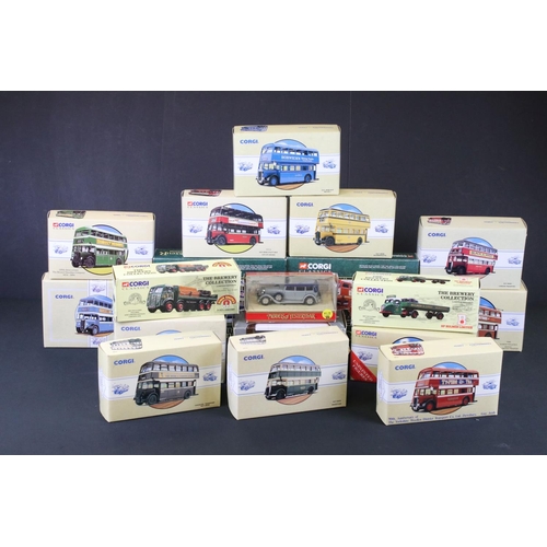 17 Boxed Corgi Classics diecast models to include 8 x Commercials ...