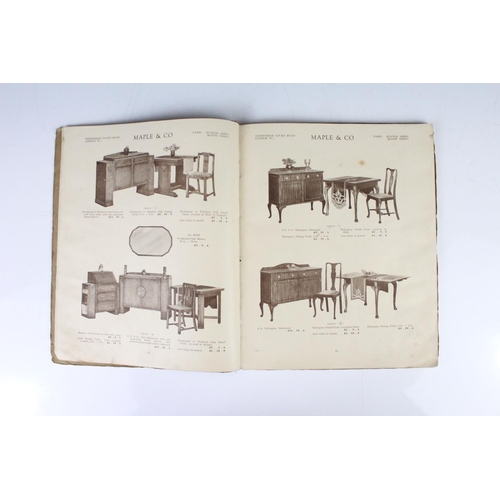 175 - Advertising - Maple & Co Furniture Catalogue ' Modern Furniture for Modern Homes ' dated 1933 contai... 