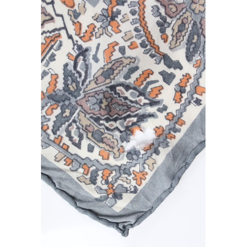 196 - Liberty of London Silk Scarf decorated with a paisley pattern, 87cm x 87cm