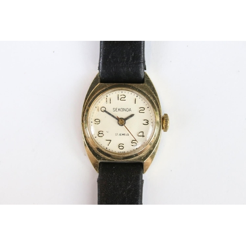 268 - A small collection of ladies and gents vintage watches to include Timex, Zodiac, Seiko and Brakman e... 