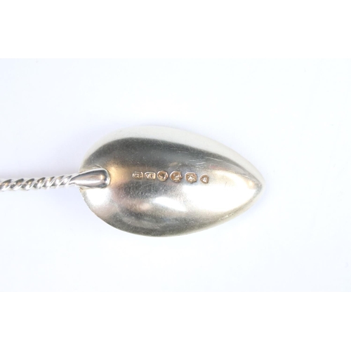 288 - A fully hallmarked sterling silver set of coffee bean spoons and apostle spoons together with a part... 