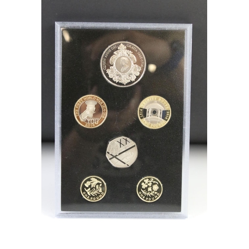 296 - Royal Mint 2014 collectors edition UK proof 13 coin set.