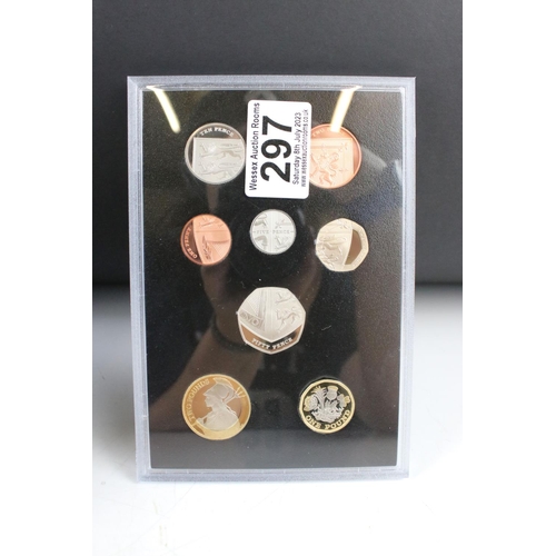 297 - Royal Mint 2017 collectors limited edition UK proof 13 coin set.