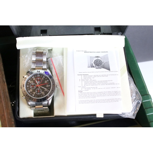 310 - A large collection of mainly contemporary costume jewellery to include necklaces, bracelets, watches... 