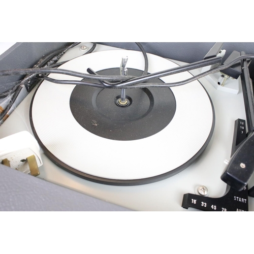416 - A BSR portable record player, Westminster CRP, fully transistorised automatic record player, Made in... 