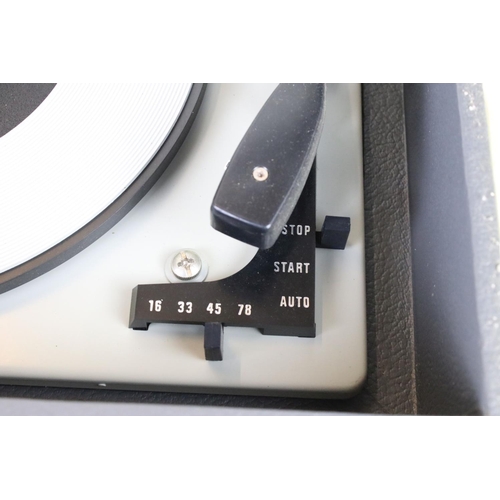 416 - A BSR portable record player, Westminster CRP, fully transistorised automatic record player, Made in... 