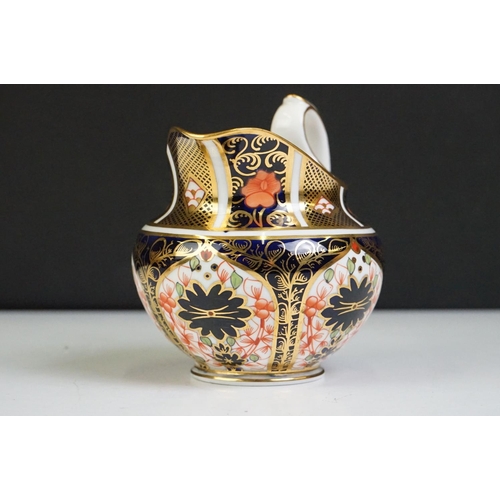 16 - Three pieces of early 20th century Royal Crown Derby Imari pattern ceramics to include an oval foote... 