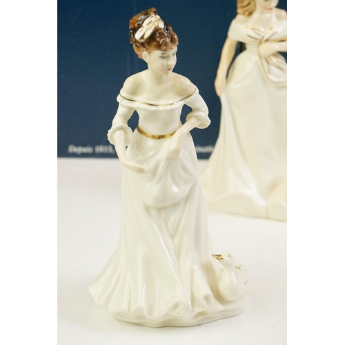 70 - Five Royal Doulton porcelain lady figures to include The Enchantment Collection - Musicale (HN2756),... 