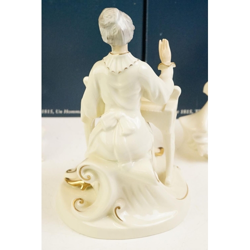 70 - Five Royal Doulton porcelain lady figures to include The Enchantment Collection - Musicale (HN2756),... 