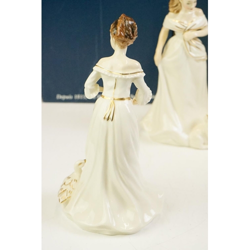 70 - Five Royal Doulton porcelain lady figures to include The Enchantment Collection - Musicale (HN2756),... 