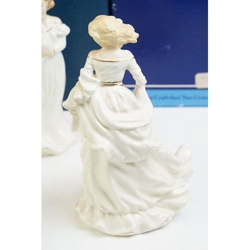 70 - Five Royal Doulton porcelain lady figures to include The Enchantment Collection - Musicale (HN2756),... 