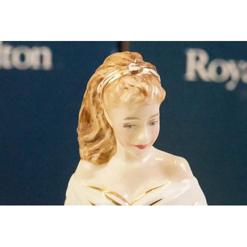 70 - Five Royal Doulton porcelain lady figures to include The Enchantment Collection - Musicale (HN2756),... 