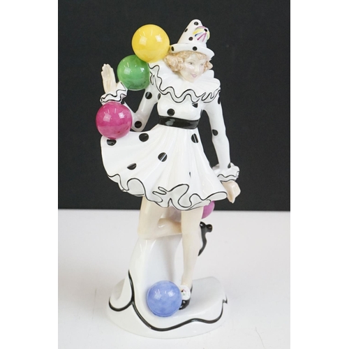 73 - Set of four boxed Royal Doulton 'Balloon Clowns' limited edition porcelain figures with CoAs, to inc... 