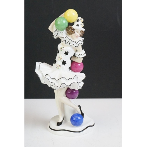 73 - Set of four boxed Royal Doulton 'Balloon Clowns' limited edition porcelain figures with CoAs, to inc... 