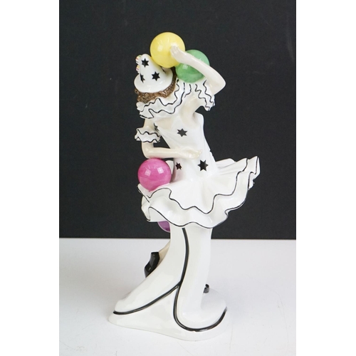 73 - Set of four boxed Royal Doulton 'Balloon Clowns' limited edition porcelain figures with CoAs, to inc... 