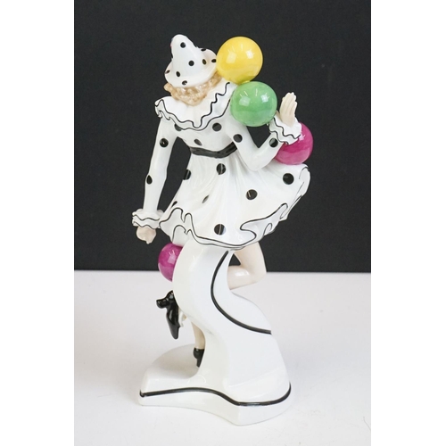 73 - Set of four boxed Royal Doulton 'Balloon Clowns' limited edition porcelain figures with CoAs, to inc... 